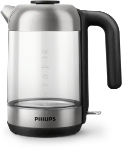 Philips KETPHIHD9339 | Электрочайник 2200 Вт 1,75 л металл-стекло