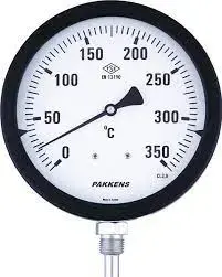 Pakkens 1004010205 | Bimetallic Thermometer Ø100mm 0–120°C G1/2"B Bottom