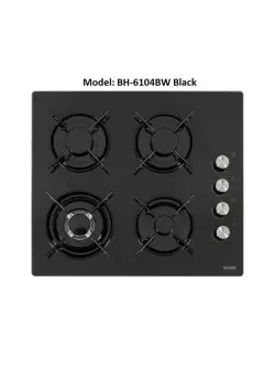 Kent 6004G | Встраиваемая газовая плита 4 конфорки