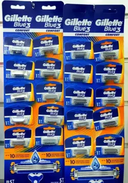 Gillette Blue3 | Bir gezek ulanylýan syçrayjy üç pyçakly