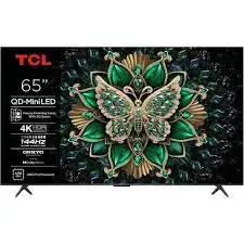 TCL 65C6K | Smart TV 65 Inch 4K HDR Mini-LED 144Hz