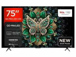TCL 75C6K | Akylly Telewizor 75 dýuým MiniLED 4K UHD 144Hz