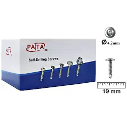 PA/TA 153.09.S02.S02.P01.42019 | Self-Tapping Screw 4.2x19 mm Bulk 1 kg