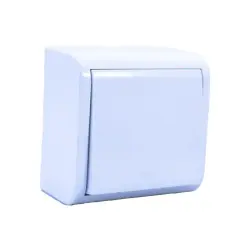 153.09.E01.W02.000000014 | Single Pole Switch White Durable Housing