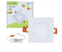 CTORCH 153.09.E01.L01.CTORCH019 | LED Panel 3W Inçe Dörtburç 6500K