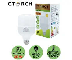 CTORCH 153.09.E01.L01.CTORCH013 | LED lampa E27 20W 6500K