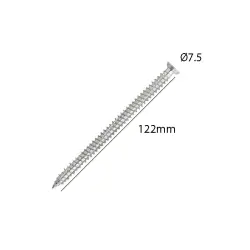 153.09.D1.C1.HTY.043 | Mounting Screw 7.5x122mm KENDIR Thread