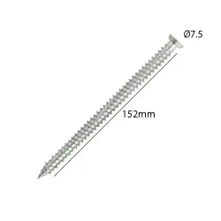 153.09.D1.C1.HTY.044 | Mounting Screw 7.5x152mm Steel