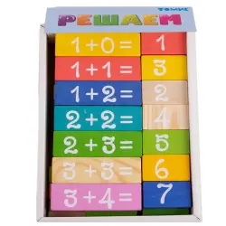 Reshaem 4607057564149 | Agaç Logiki Kubikler 36 sany Okuw Toplumy