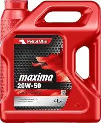 Petrol Ofisi Maxima 20W-50 | Моторное масло 4л для высоких температур