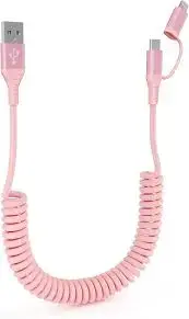 Usams US-CC219 C41 | Awtoulag Zarýad Enjamy 30W 2-in-1 Type-C+Lightning