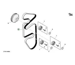 John Deere L214296 | Kompressor kemeri OEM ýokary hil