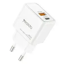 Yesido YC61 | GaN Fast Charger 20W Dual Port (A+C)