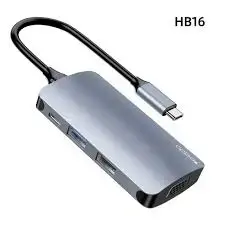 Yesido Type-C USB Hub HB16 | USB-хаб 4 порта высокая скорость