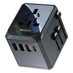 Yesido MC24 | Uniwersal Zarýadka Adapteri 4 USB Port