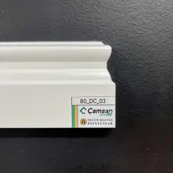 Decor Master 80 DC 03 | MDF Plintus Içeri Jaýlar üçin Berk Profil