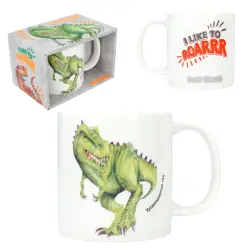Dino World 4010070642280 | Mug Embossed T-Rex Porcelain 250 ml