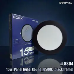 GÖRK 690003398804 |  LED панель 15 Вт 6500K черная рамка