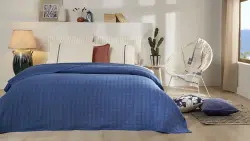 RIGEL 3400001902 | Iki Adamlyk Düşek Örtügi Gök