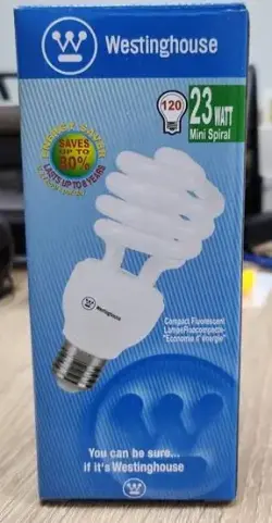 WESTINGHOUSE LIGHT SPIRAL 23W E27 6500K DAYLIGHT