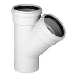 Deryaplastik B25.01654 | Y-Connector 200/200 mm Polymer Pipe Fitting