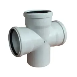 Deryaplastik B04.02072 | PVC dörtleýinji fiting 50 mm