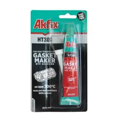 Akfix HT300 | Ýokary Temperaturalydaky Silikon Möhürleýji 50 ml Gara