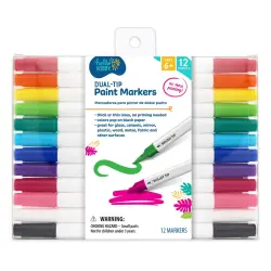 Acrylic 608-12 | Набор акриловых маркеров 12 цветов Быстросохнущие