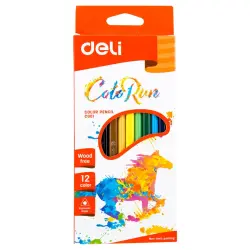 Deli C00100 | Reňkli Galamlar 12 Reňk Toplumy