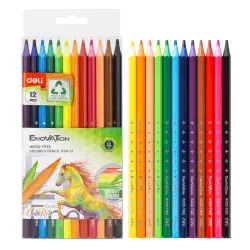 Deli C110-12 | Colored Pencil Set 12 Colors