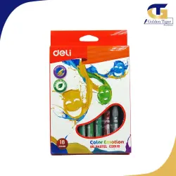 Deli No.C20110 | Oil Pastel 18 Colors Bulk Pack