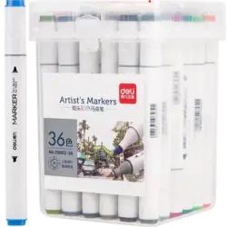 Deli 70802-36 | Sketch Markers 36 Color Boxed Set