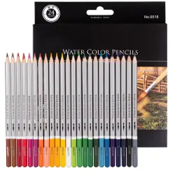 Deli No.6518 | Акварельные карандаши 24 цвета