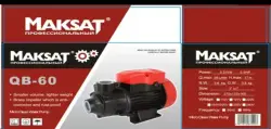 Maksat QB-60 | Suw Nasosy Gyzyl Kiçi