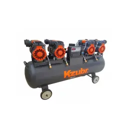 Kzubr KAC-120L | Безмасляный компрессор 4 головы 5400Вт 120л