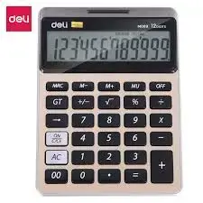 Deli No.M00951 | Calculator 12 Digits Large LCD
