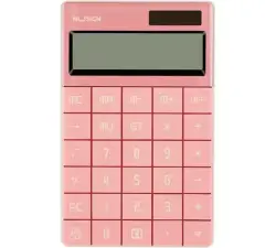 Deli NS041 | Calculator Pink Compact Office Model