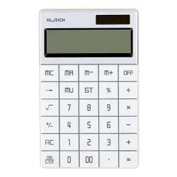Deli NS041 | Kalkulýator Ak, Öndüriji Kepilligi