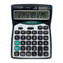 Flamingo CT-9300C-W | Калькулятор Большой ЖК Дисплей Двойное Питание