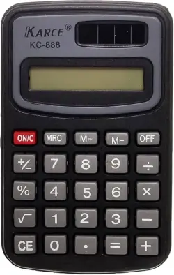 KARCE KC-888 | Калькулятор двойное питание, гарантия производителя