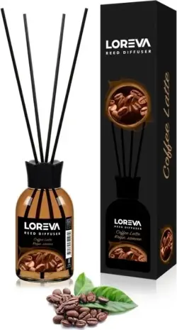 LOREVA 9100523 | Air Freshener Bamboo Cafe Latte 55ml