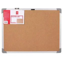 Deli 39052 | Cork Notice Board 45x60 cm Aluminum Frame