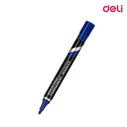 Deli U100 30 | Permanent Marker Blue Quick-Dry