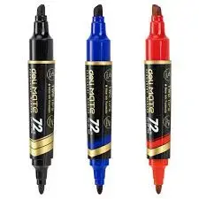 Deli S555 | uzak möhletli Marker Iki Uçly Uly 10 sany