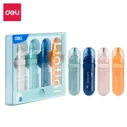 Deli U370 | Текстовыделитель набор 4 цвета