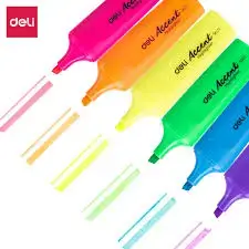Deli S616 | Текстовыделители 6 цветов 6 шт.