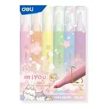 Deli U12-6C | Marker Toplumy 6 Reňk