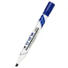 Deli U00230 | White Board Marker Blue Chisel Tip