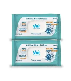 VOI SML-W021 | Antiviral Alcohol Wet Wipes 56 pcs