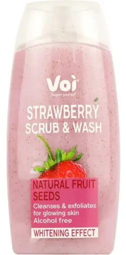 VOI SML-L055 | Shower Gel & Body Scrub 400 ml Strawberry